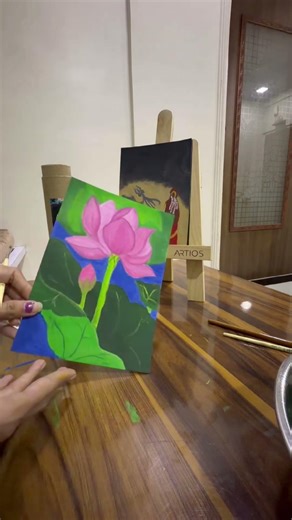 Help to reach 100 #acrylicscenery #landscapepaintingideas #youtubeshorts #trending #art #painting