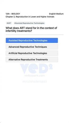 What Does ART Mean in Biology 12th Reproduction