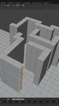 Labyrinth in Blender #shorts