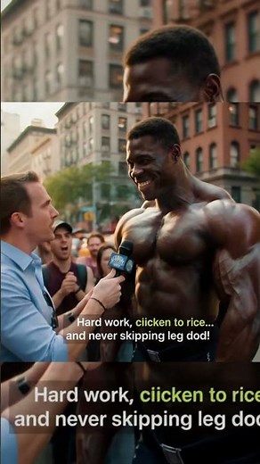 Giant Bodybuilders Street Interviews – Animated with Google VEO3! 💪🔥 #ai #veo3