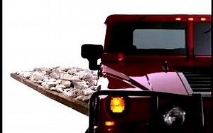 【全网独家 | 绝版官方资料】2006 悍马H1 Alpha 鹅卵石路面通过演示