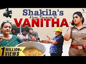 Shakila Huge Surprise for Vanitha 😍 | Shooting Spot | Kerala Series👌| Vanitha Vijaykumar