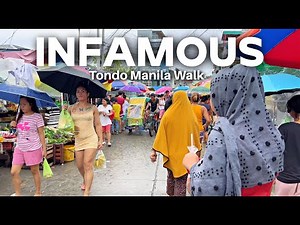 Real Walking Experience in Tondo Manila Philippines [4K]