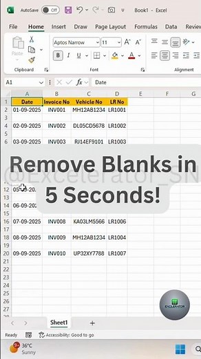 How to Remove Blank Rows in Excel | Remove Blanks in Microsoft Excel