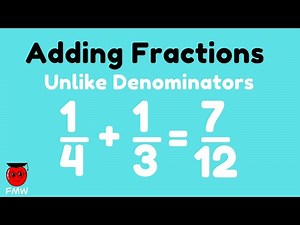 Adding Fractions with Unlike Denominators | Grade 4 & 5