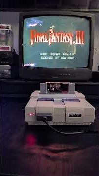 Archiving History: Final Fantasy III (SNES) #retrogaming #snes #asmr #gaming #finalfantasy