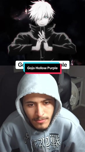 Gojo Hollow Purple #anime #jujutsukaisen #animereaction #viral #fyp #animetiktok #jjk