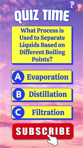 What Process is Used to Separate Liquids Based on Different Boiling Points? #liquids #process