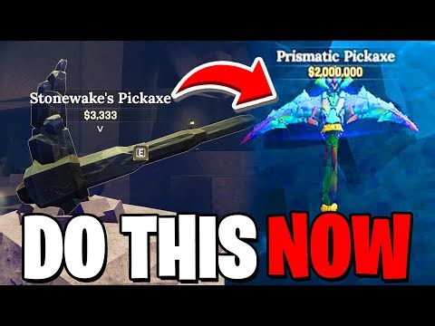 *UPDATED* The BEST PICKAXE PROGRESSION GUIDE In The Forge! Roblox