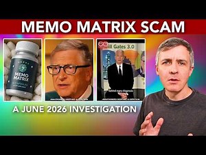 Memo Matrix Memory Capsules Scam Exposed. Bill Gates Dementia Cure Is Not Real