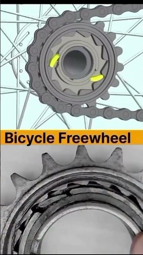 How a Bicycle Freewheel REALLY Works 🤯⚙️ (You Never Noticed This) #shorts #engineering