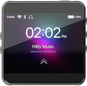Amazon.com: HiBy R2 Portable Lossless Music Player, mp3 Player with Bluetooth and Wi-Fi, Entry-Level Hi-res Audio Player with True High Fidelity Sound Quality- Black : Electronics
