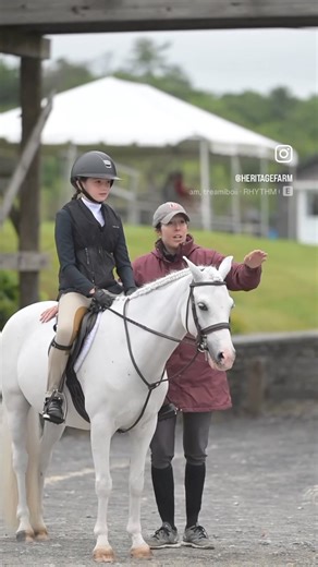 Finding her rhythm 💪 Addy Schiff put in her best rounds yet at HITS on the Hudson June II! 💥 She and So Charming received took the win in the Small Pony Hunters with a score of 86🥇 Way to go, Addy! 👏 🎥: Catie Staszak Media, Inc. #HeritageFarm #HeritageRiders #equestrian #successstartshere | Heritage Farm