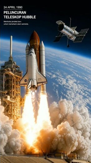 Pada 25 April 1990, NASA meluncurkan Teleskop Luar Angkasa Hubble#short#sound