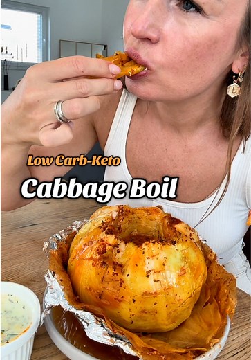 Low Carb-Keto Cabbage Boil Rezept mit Kräutern