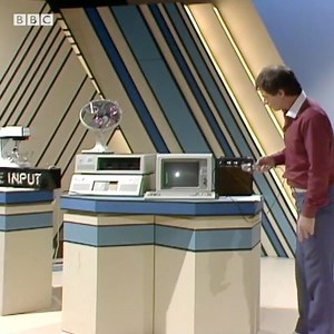"Votan, turn the light on." On the classic children's show Think of a Number in 1984, Johnny Ball showed kids why smart speakers might just be the future of computing. | BBC Archive
