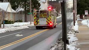 Gettysburg Eng1-2, Truck 1 responding to Fairfield Rd for an automatic fire alarm. | Scanner02 Fire Photography