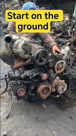 diesel engine starting. #automobile #shortvideo #mechanic #viralvideos #mechaniclife #shorts #edit