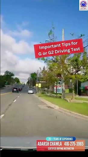 Important Tips to pass your G or G2 Driving Test - 2024