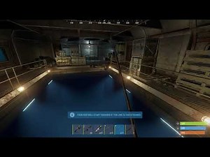 Got to fish in the underwater lab Rust