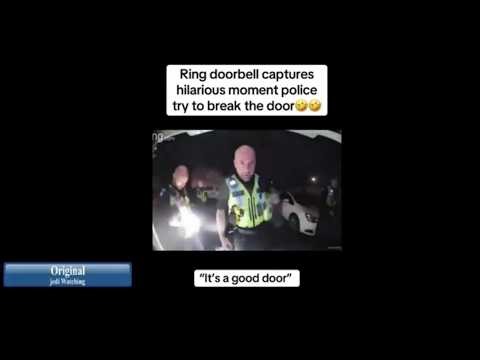 Northern UK Police Fail to Breach Unbreakable Door While Homeowner Taunts Them via Ring Doorbell App