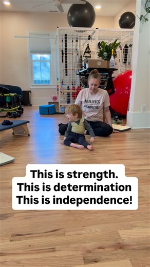 This racetrack loving guy gained a huge skill during his last PT and OT intensive at Move! This skill is not a traditional milestone, you won’t find it in evidence based articles on child development and you won’t see many therapists working on this skill. But guess what? This skill, which this child worked tirelessly to achieve, is the first time in his life that he has been able to move independently outside of a power wheelchair. Butt scooting is not glamorous and it doesn’t involve lots of w