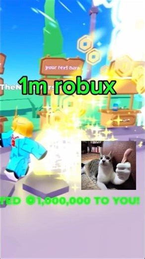 How YOU can get 1m robux #roblox #plsdonate #1million