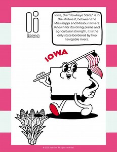 ABC Geography Coloring Book & Flashcards - US Landmarks (PDF) - Etsy Canada