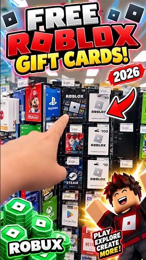 How to get FREE Roblox Gift Cards in 2026! 🎁 #roblox #freerobux