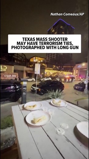⚠️The Texas mass shooting that left 2 dead and 14 injured is now being investigated for possible terrorism ties, according to media reports. New footage shows the aftermath of the horrific attack. 🎥: Nathan Comeaux/AP All we know at the 🔗 in bio.