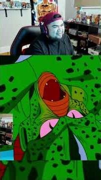 1ST FORM CELL TRIES TO ABSORB ANDROID 16 AND REGRETS IT! LMAO #anime #dbza #dbzabridged #funny