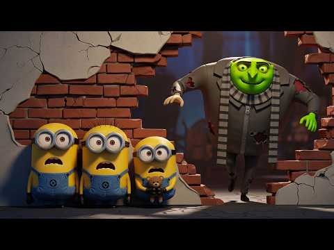 Gru’s Plague: Can the Minions Escape? 🟡🧪 | Funny Minions Story