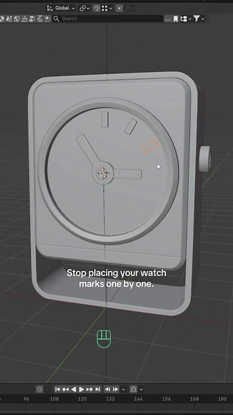 Let me show you the easiest way to make a circular array in Blender #blendertips #blendertricks