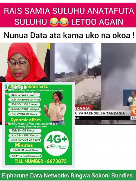 Safaricom PLC Data Bundles and SMS Offers