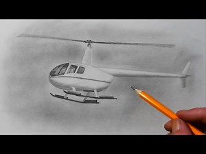 How to Draw a Helicopter || Pencil Drawing - Videos For Kids