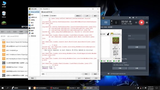 [Minecraft]1.14.4关于Wurst启动崩端的解决方法以及安装独立的自动挖矿mod和自动钓鱼mod