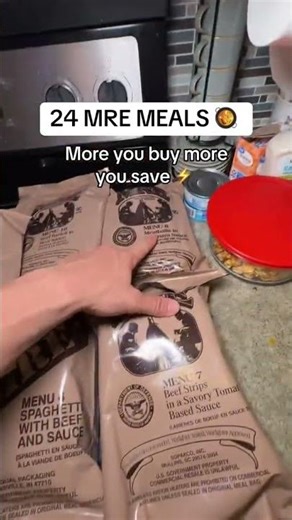 A huge deal on 24 MREs