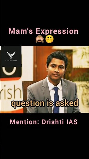 See the expression of mam😌|| UPSC Interview