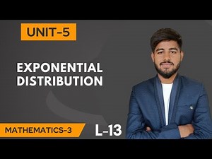 Exponential distribution (continuous random variable) engineering mathematics chapter probability