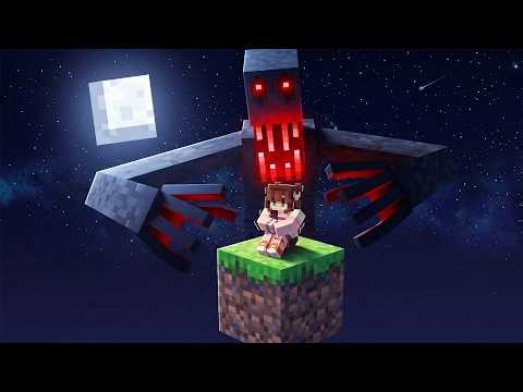 Minecraft, But I Stuck On A Horror ONE BLOCK...