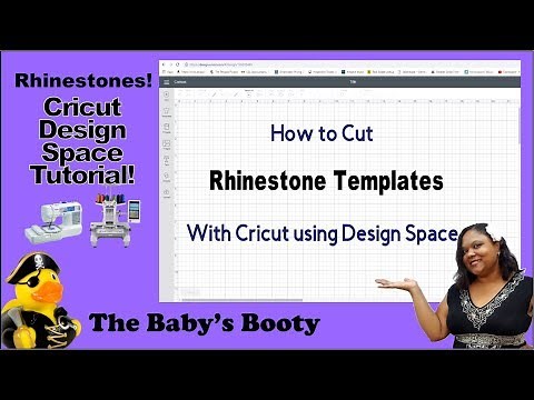 How to Cut a Rhinestone Template with Cricut Design Space