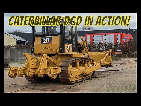 Watch the Caterpillar D6D Bulldozer with Ripper in Full Force
