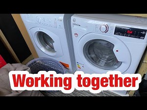 Hotpoint WML540 & Hoover H Wash 300 H3W69TME washing machines || Working together