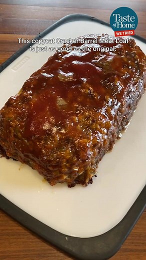 Homemade Cracker Barrel Meatloaf Recipe