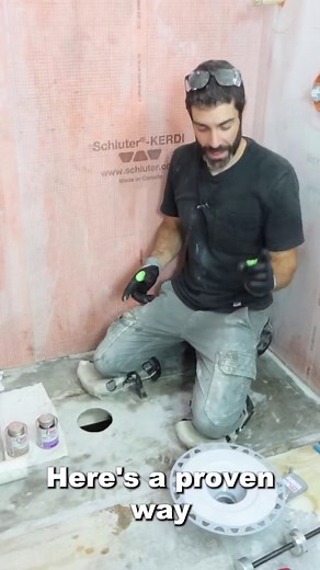 Home Repair Tutor on Instagram: "Shower drain installation tips…if you’re building a shower and need step-by-step help, join our Beginner Walk-In Shower Plumbing course today at homerepairtutor.com #showerplumbing #showerremodel #bathroomremodel #bathroommakeover"