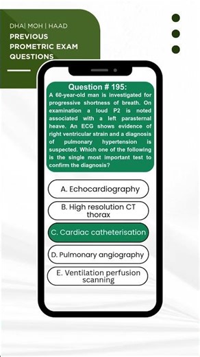 Prometric Exam Question #195 | MOH DHA HAAD DOH | For All Health Professionals 2025