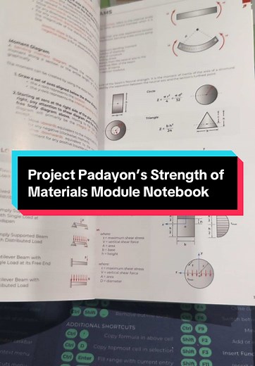 @Project Padayon Inc Strength of Materials Module Notebook #enginerdmath #math #fyp #engineering #projectpadayon #strengthofmaterials #modulenotebook