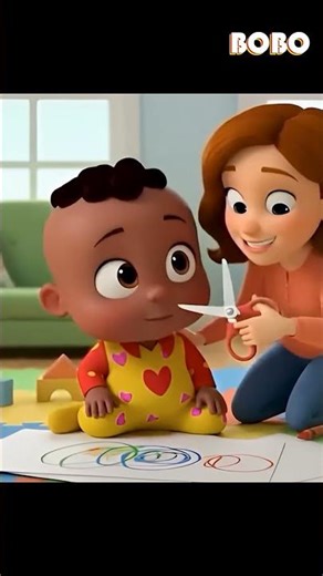 Sharp Objects? Be Careful | Bobo's World Learning Series #youtubeshorts #animation #cartoon Shorts