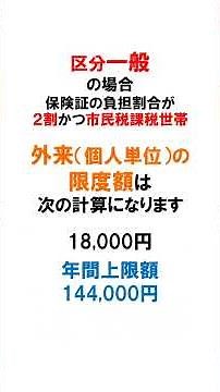 限度額適用認定証７０歳から７４歳