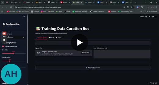 #ai #machinelearning #llm #dataengineering #python #artificialintelligence #streamlit | Ahmad Ali Hamza